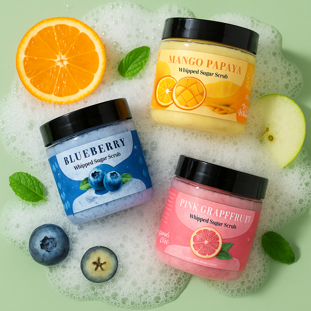 Luxurious Blueberry Sugar Exfoliating Scrub for Soft Skin